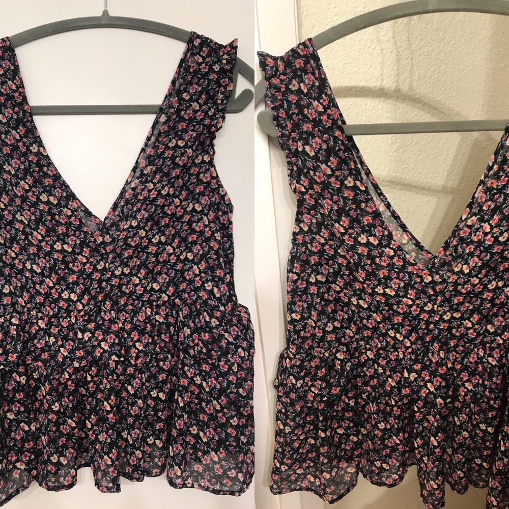 floral blouse xs